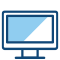 Video screen icon